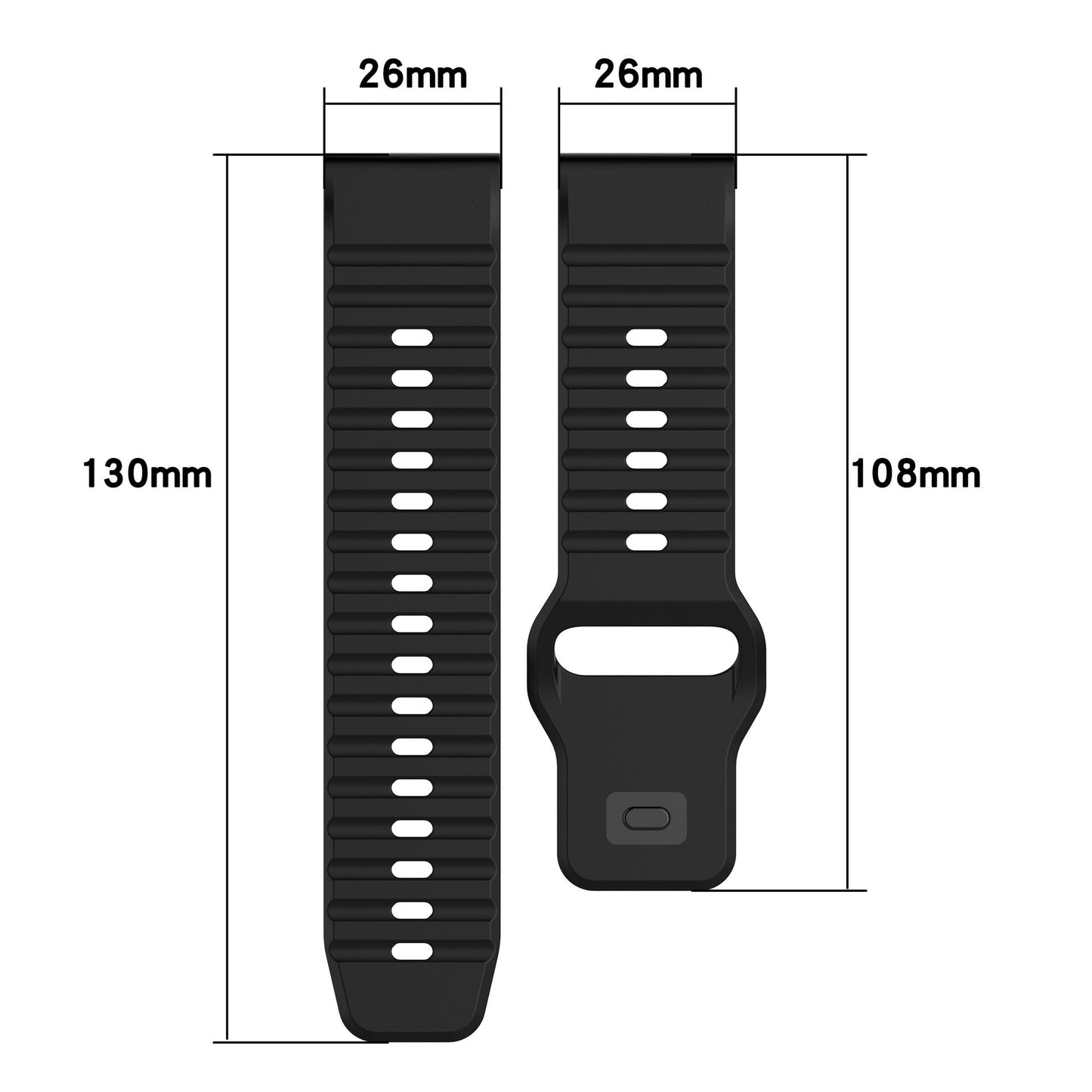 Frendorf | Silikonband Pro für Garmin Fenix 8 7X 6X