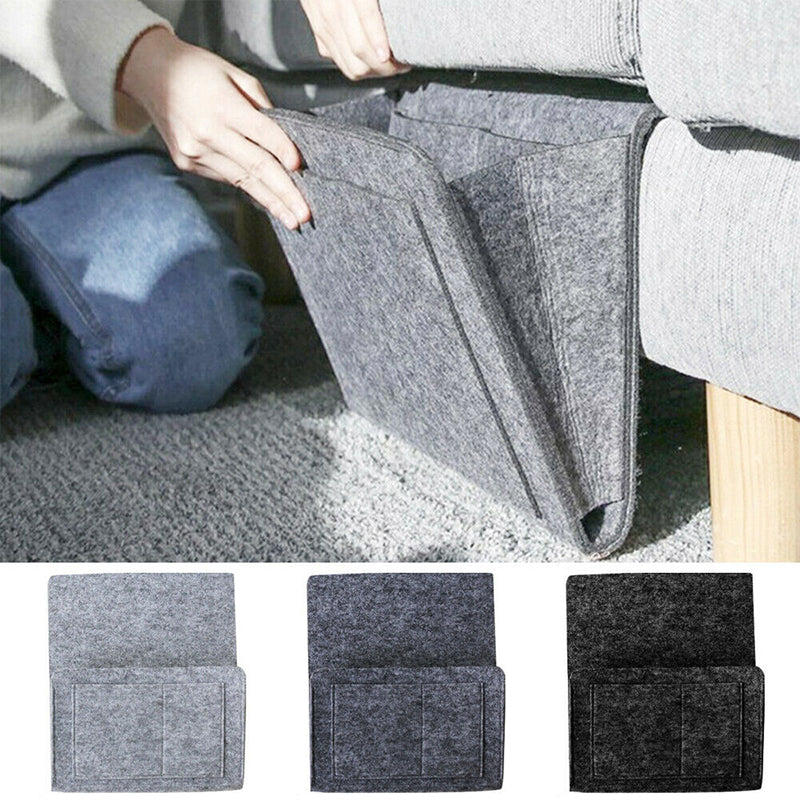 Aufbewahrungstasche aus Filz für Sofa und Bettrand
