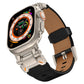 Frendorf | Neues Titan-Metallkopf-Lederarmband für die Apple Watch