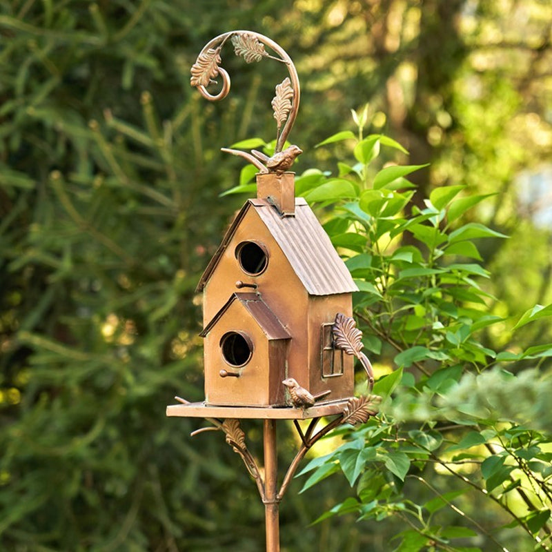 Vogelhaus Gartenpfähle