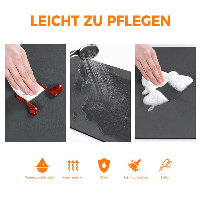 HydroGuard | Premium Küchen-Abtropfmatte
