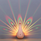 Frendorf | PeacockGlow LED-Projektionlampe – Dekorative Lampe mit Fernbedienung und Farbeffekten