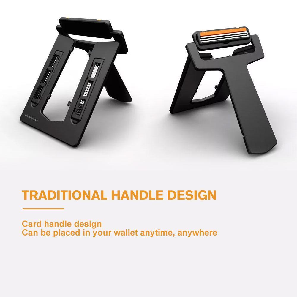 Frendorf | 3-in-1 Karte Entworfen Brieftasche Mini Rasierer