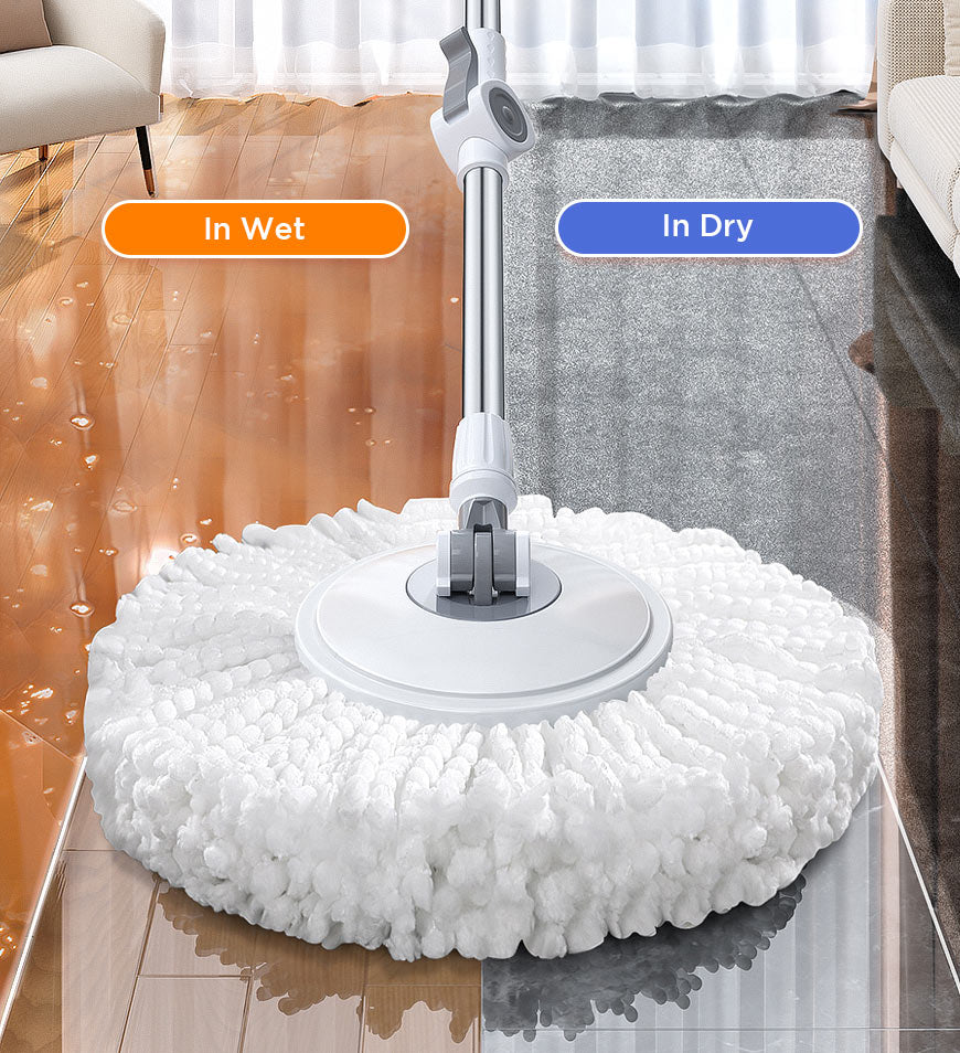 Frendorf | 360° Drehbarer Wischmopp- und Eimer-Set mit Auswringsystem F63