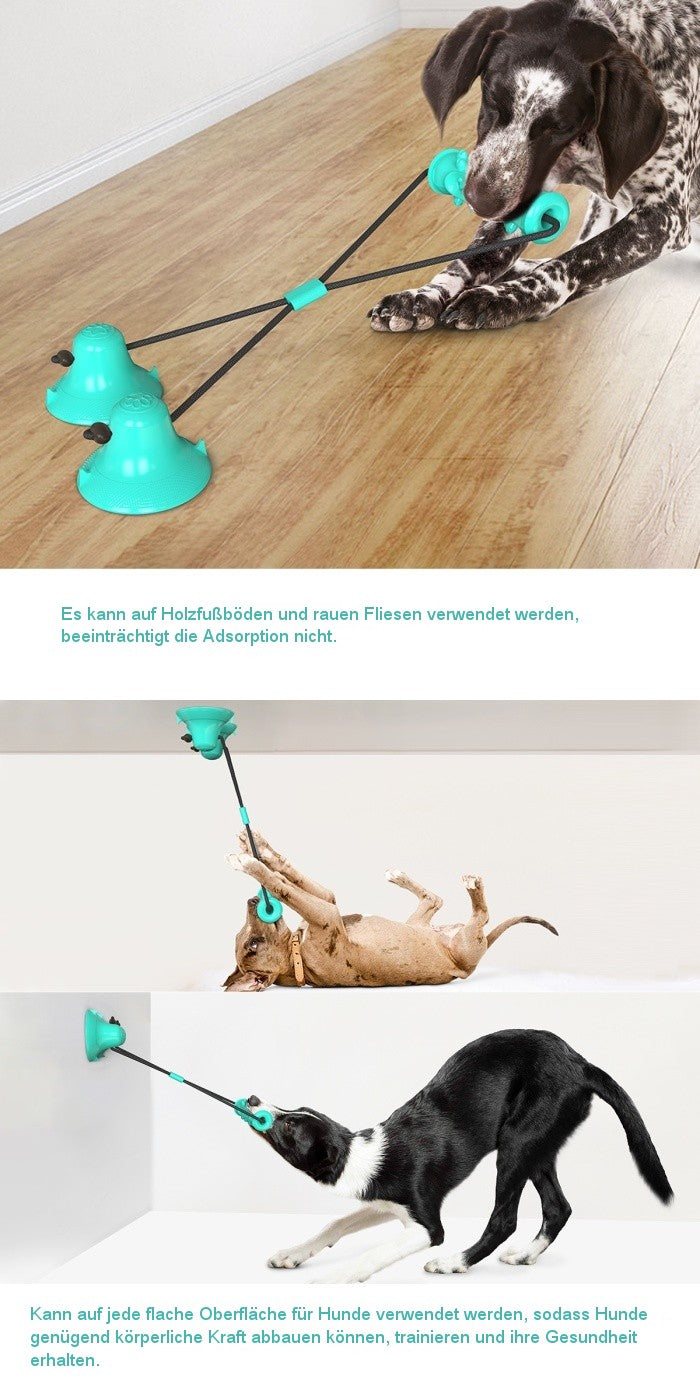 Dual-Suction Zug-Kauspielzeug / Für Hunde