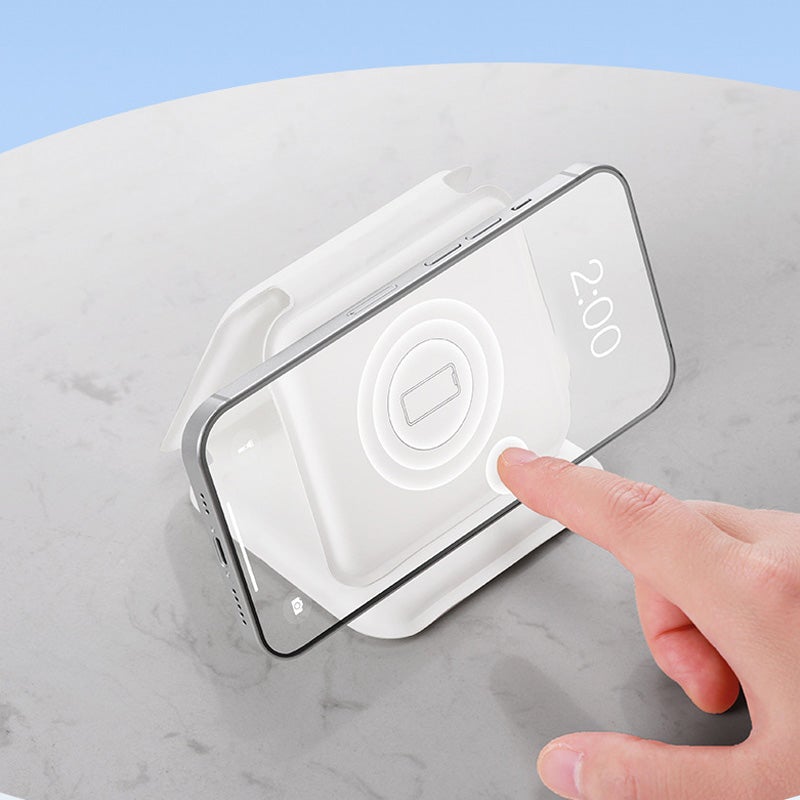 Frendorf | 3 in 1 Faltbares Magnetisches Kabelloses Ladegerät