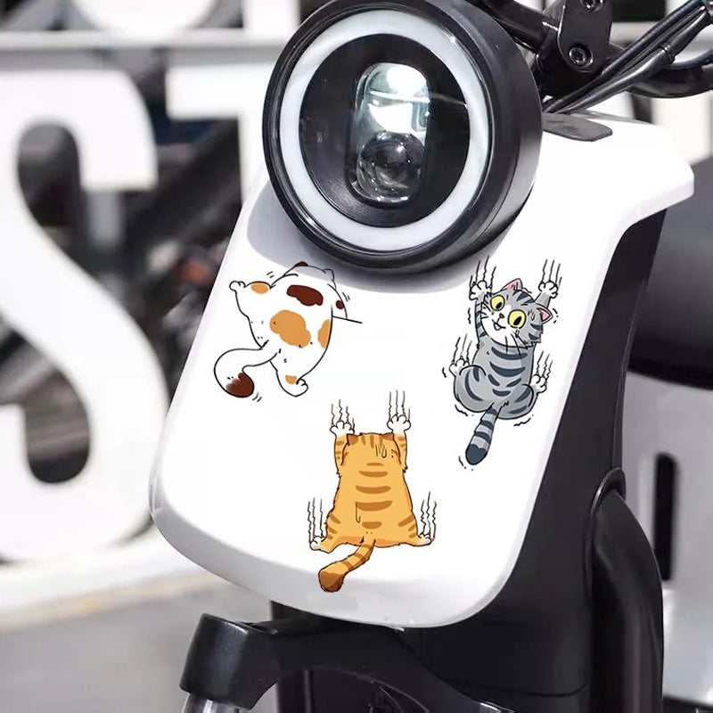 Frendorf | Niedliche Katzen Cartoon Aufkleber Auto Aufkleber