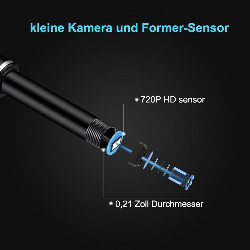 Frendorf | 3 in 1 Ohrreinigung Endoskop mit 6 Einstellbare LED-Licht