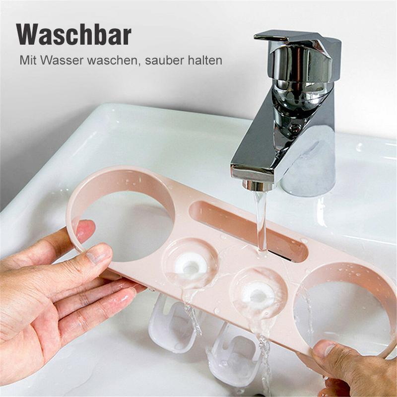 Frendorf | Automatischer Zahnbürstenhalter und Zahnpastaspender Set