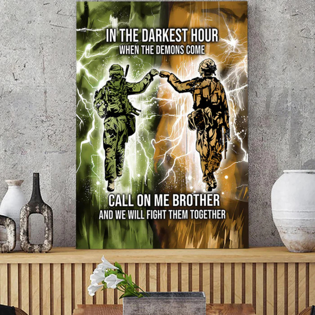 Brotherhood Strength Leinwand Wandkunst