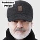 Frendorf Winter Baseball Cap | Warme Herren-Mütze mit einklappbaren Ohrenschützern (Verstellbar 57-61cm)