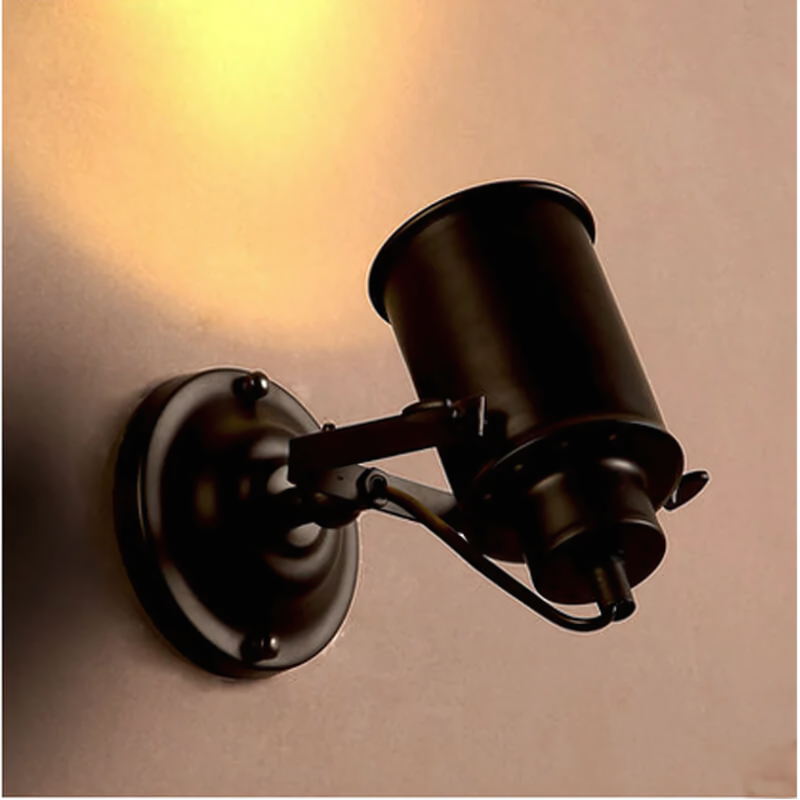 IronLight | Verstellbare Wandlampe mit industriellem Design und flexiblem Gelenk