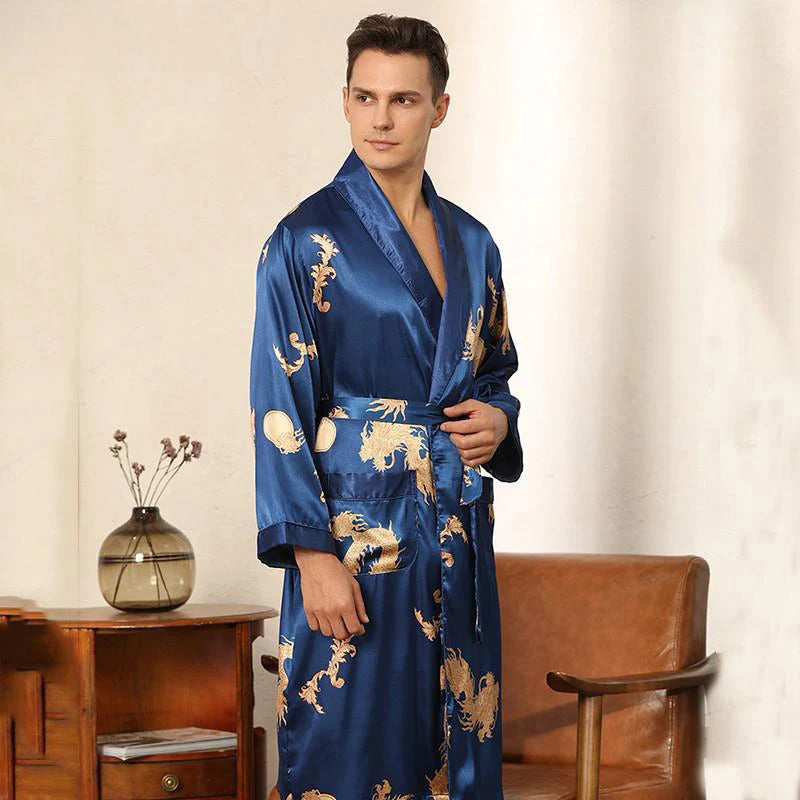 Frendorf | SilhouetteLuxe Elegantes Seidenkleid für Herren | Luxuriös & Atmungsaktiv | Perfekt für besondere Anlässe