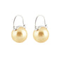 Frendorf | Black pearl earrings Available in white champagne gray gold and black pearl dangling earrings