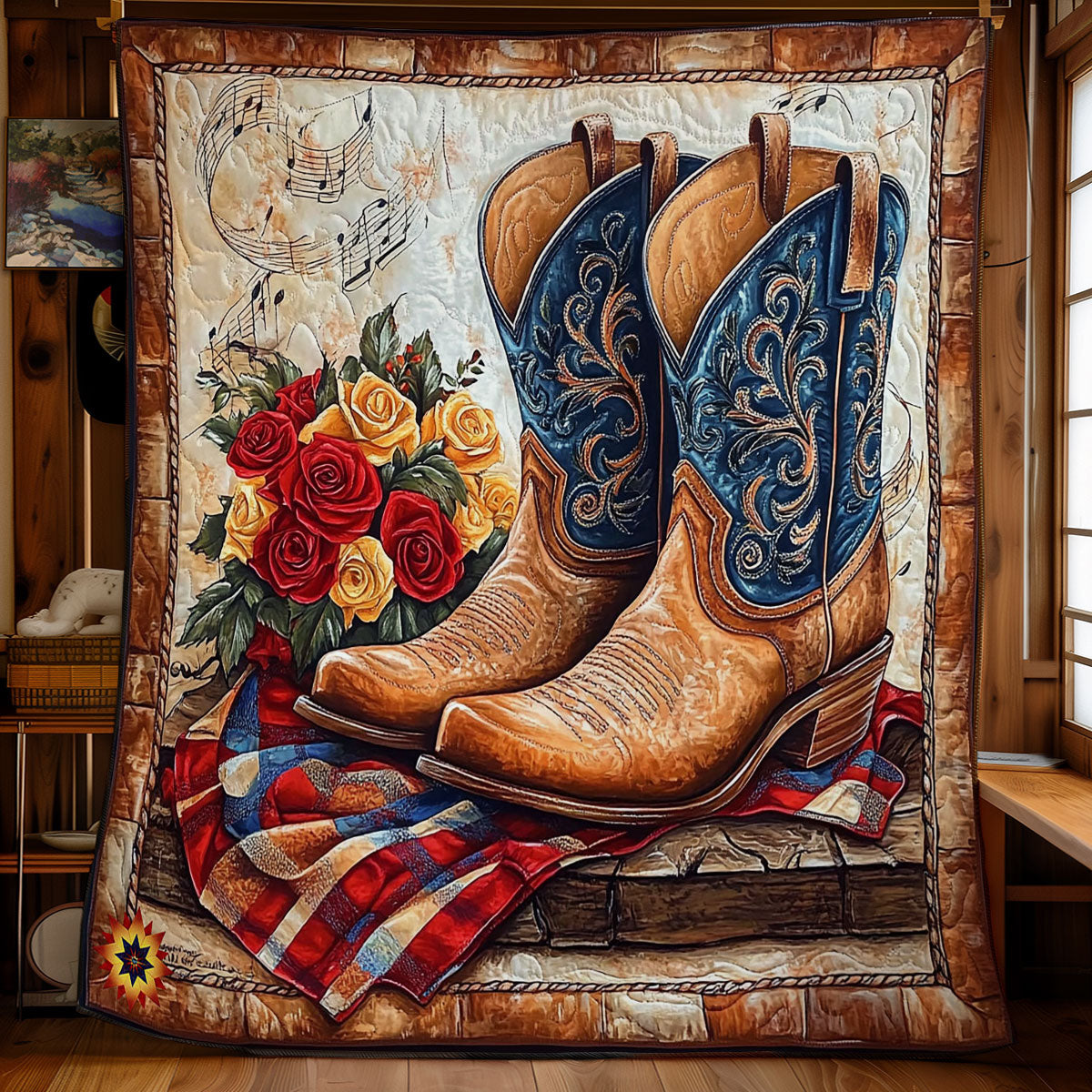 Cowboy Stiefel Quilt