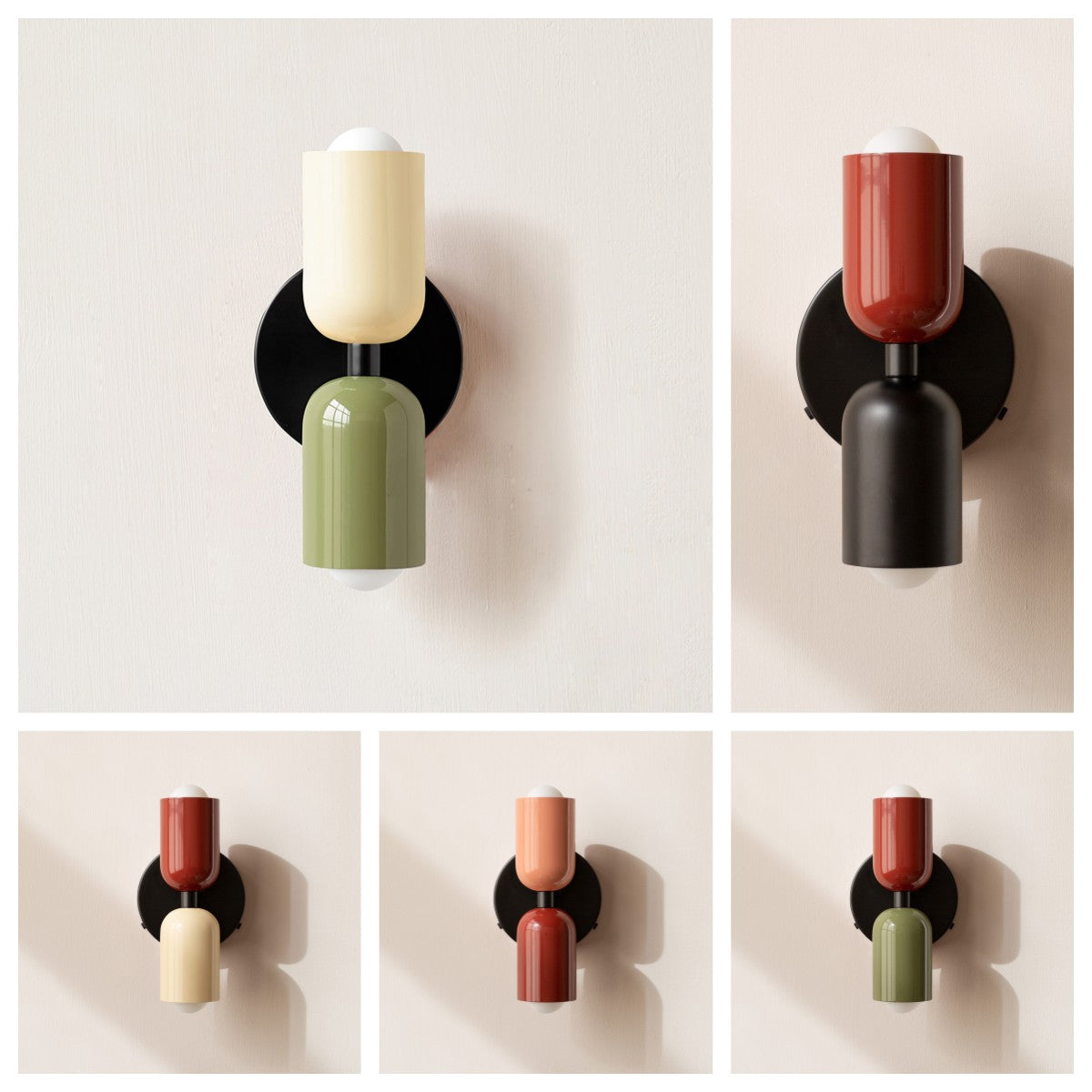 Frendorf | RetroTwine Doppelkopf Wandleuchte | Vintage Design | Kreative Home Deco Beleuchtung