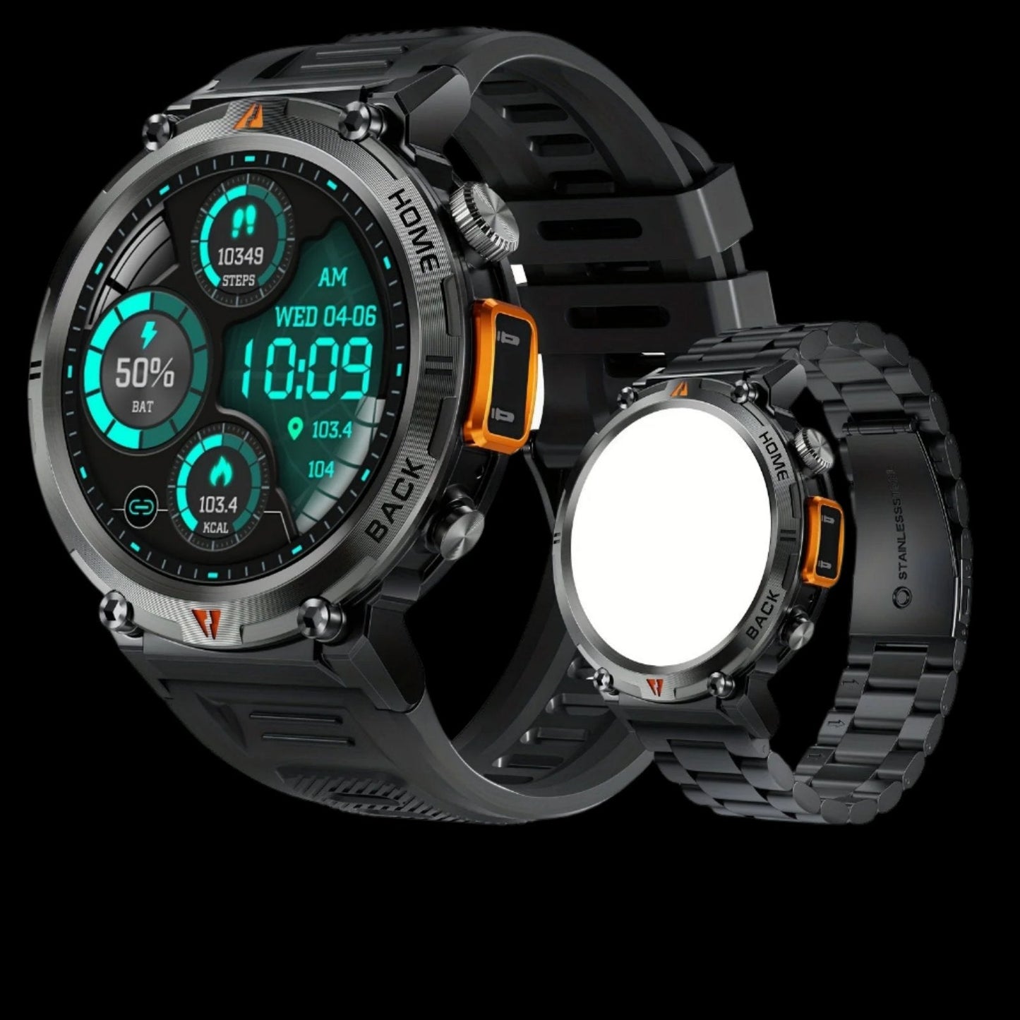 Frendorf | Leo - Taktische LED Fitness Smartwatch