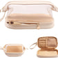 Frendorf | Abiudeng Große Make-up Tasche, Doppelschicht Kosmetiktasche, Reise Make-up Tasche, Leder Make-up Tasche, Kosmetische Reisetaschen, Tragbare Leder Kulturbeutel, Geräumige Kosmetiktasche für Frauen und Mädchen