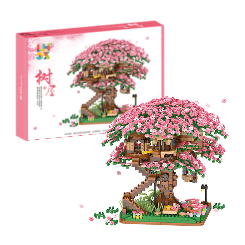 Frendorf | BlossomHaven Kirschblüten Holzhaus-Dekoration