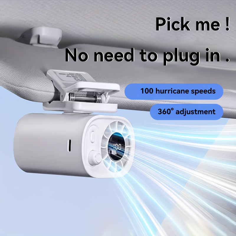 Frendorf | BreezeClip Mini Ventilator – Leistungsstarke Kühlung, überall und jederzeit