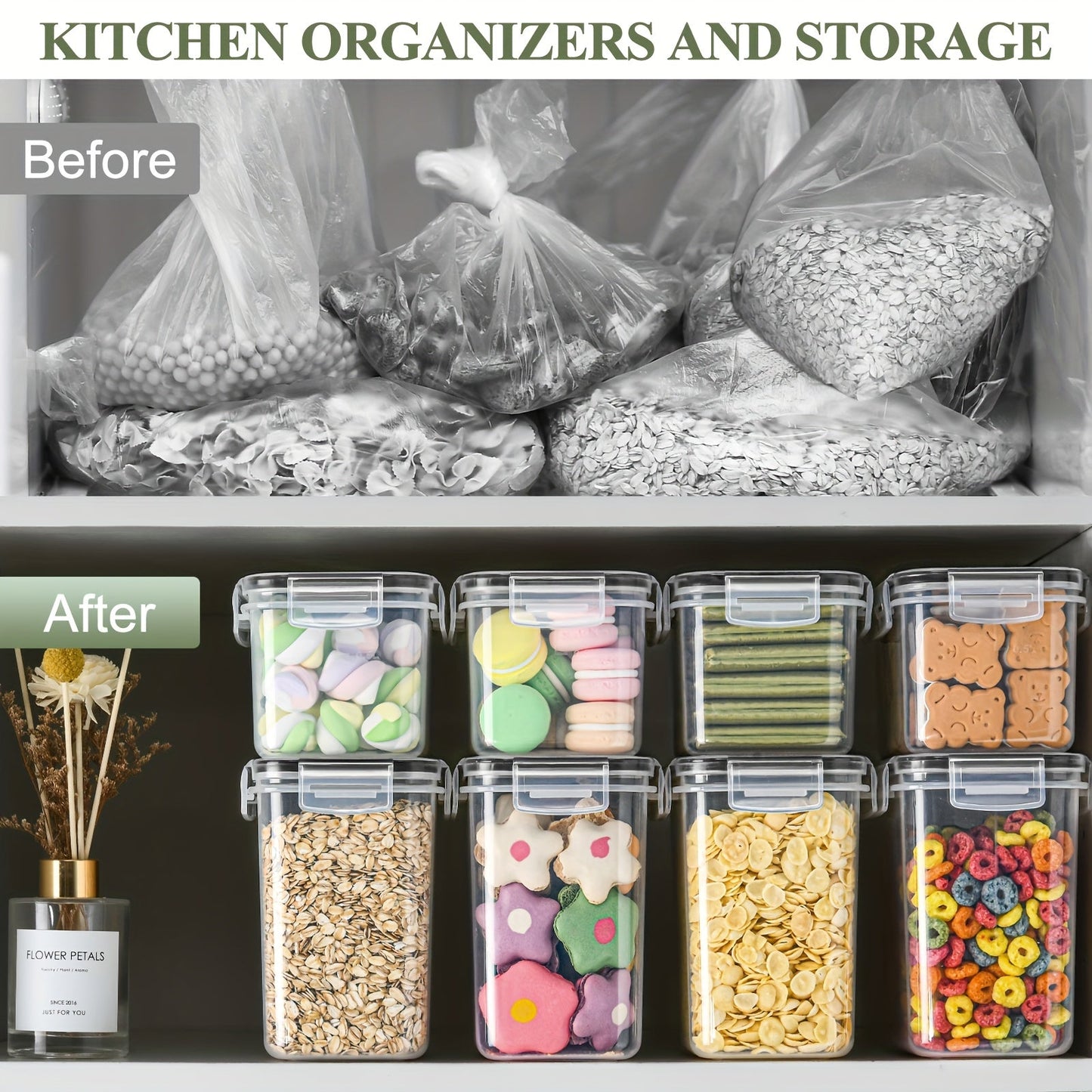 Frendorf | 24-teiliges Premium-Küchen-Aufbewahrungsset – Praktisch und Organisiert