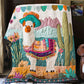 Süßes Lama Quilt