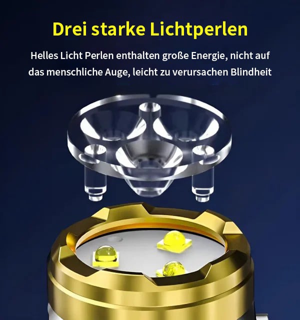 Frendorf | Der heutige Sonderpreis Deutsche dreiäugige Monster-Mini-Super-Power-Taschenlampe