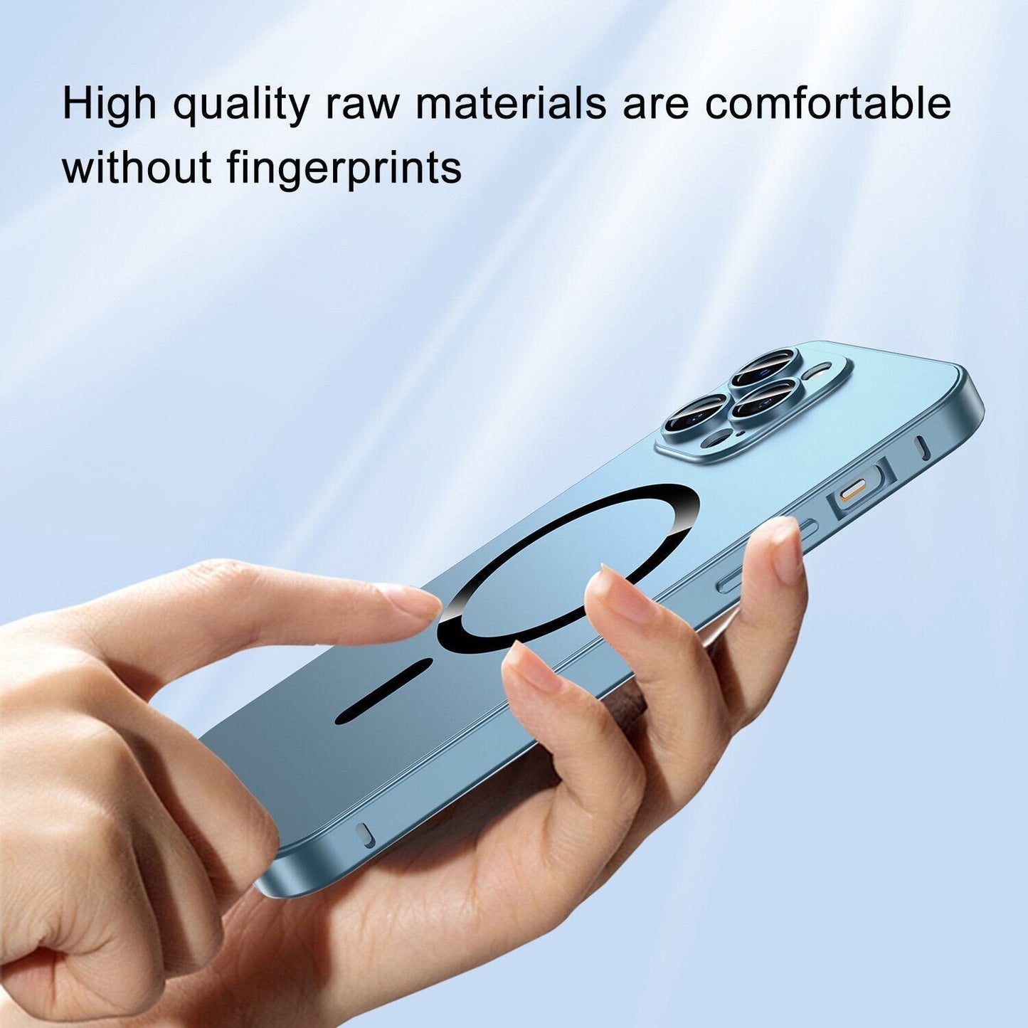 Aufladung Aluminium Metall Bumper Matte Case Cover für iPhone