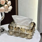 LumiScape Tissue Box – Skulpturales Acryl-Design für moderne Eleganz