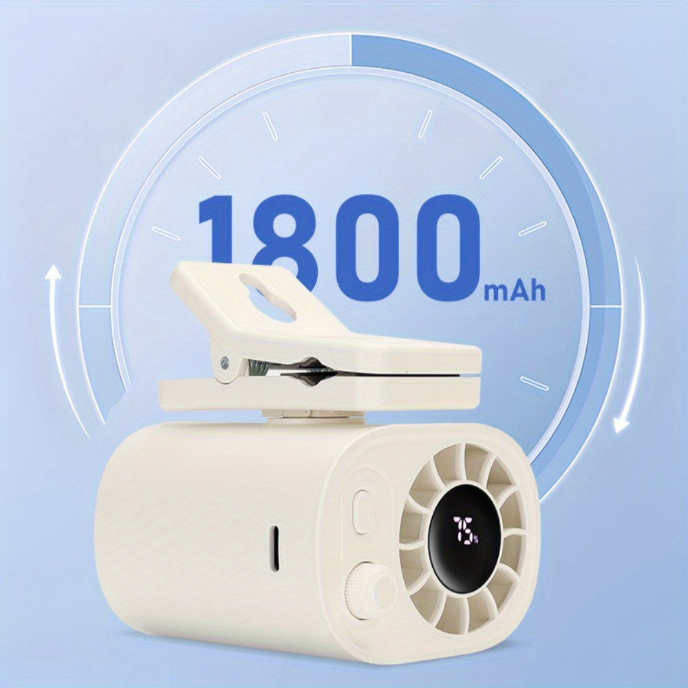 Frendorf | BreezeClip Mini Ventilator – Leistungsstarke Kühlung, überall und jederzeit