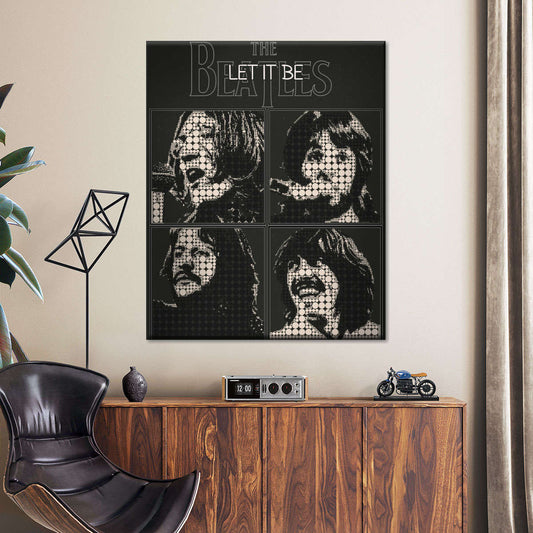 Frendorf | Let It Be Poster Musik Minimalistische Wandkunst