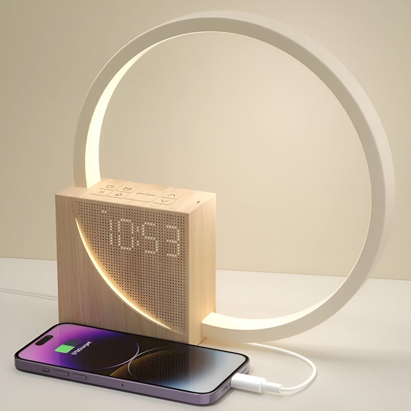 Frendorf | Smart Snooze – Sonnenaufgangs-Simulationswecker mit dimmbarem Touch-Lampe & beruhigenden Klängen