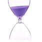 Kreative transparente Sanduhr aus Glas