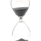 Kreative transparente Sanduhr aus Glas