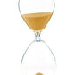 Kreative transparente Sanduhr aus Glas
