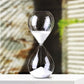 Kreative transparente Sanduhr aus Glas