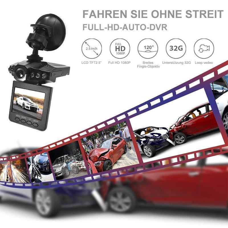 Frendorf | Auto-DVR, Dashboard-Kamera, Autorecorder / Verkehrs-Dashboard-Camcorder-Loop-Aufnahme-Keine Karte