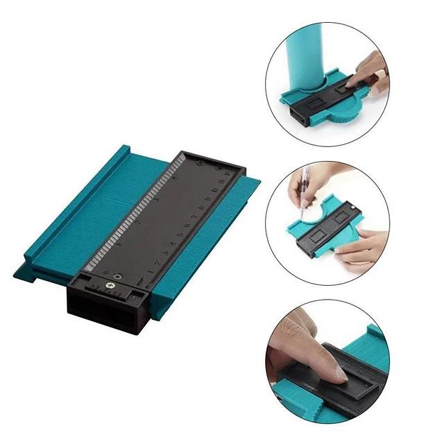 Frendorf | 5" Konturprofil-Lehre Fliesen Laminatfliesen Kantenformung Holz Messschin