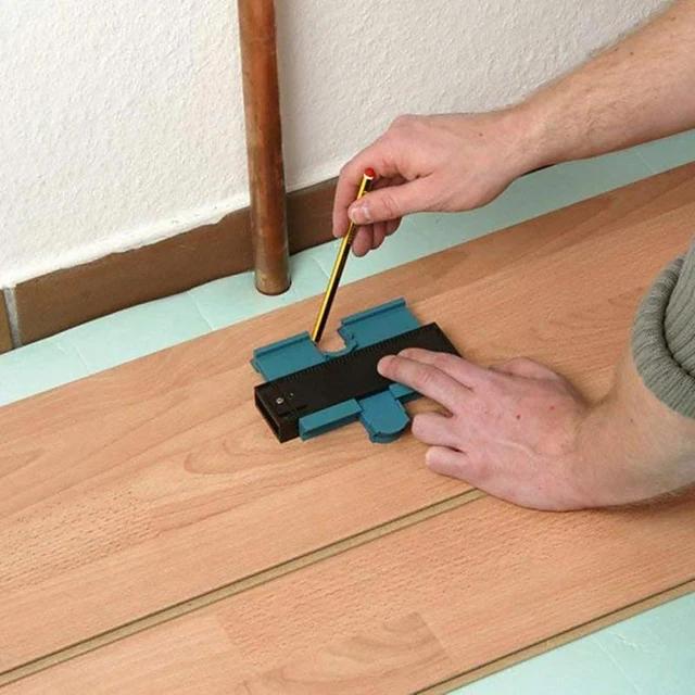 Frendorf | 5" Konturprofil-Lehre Fliesen Laminatfliesen Kantenformung Holz Messschin