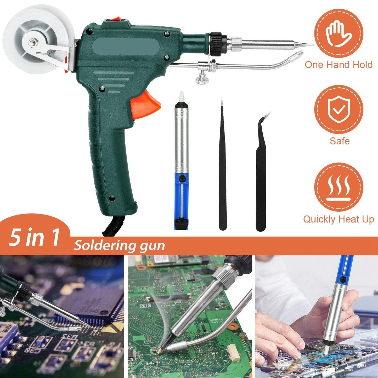 Frendorf | 5-in-1 Automatisches Handheld Lötkolben Kit