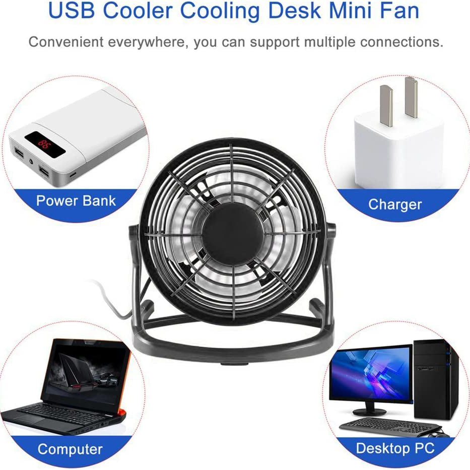 Frendorf | 5-Zoll USB Persönlicher Tischventilator