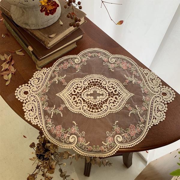 Frendorf | 5-Pack: 3 Styles Vintage Spitzenstickerei Platzset