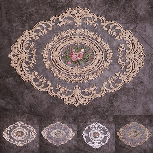 Frendorf | 5-Pack: 3 Styles Vintage Spitzenstickerei Platzset