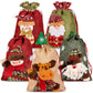Frendorf | 5er-Pack: Drawstring Weihnachtsbeutel