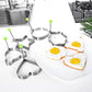 Frendorf | 5-teiliges Set: Spiegelei-Mold Pfannkuchenringe Form