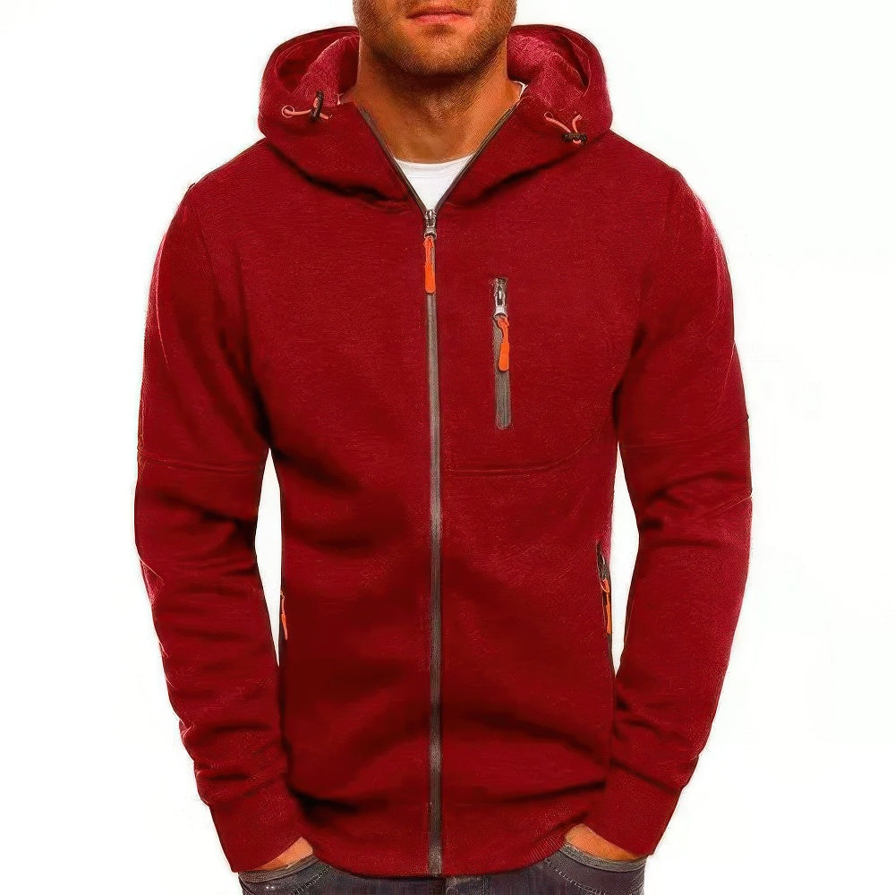 Frendorf | Bequeme Herren Hoodie Weste mit Reißverschluss