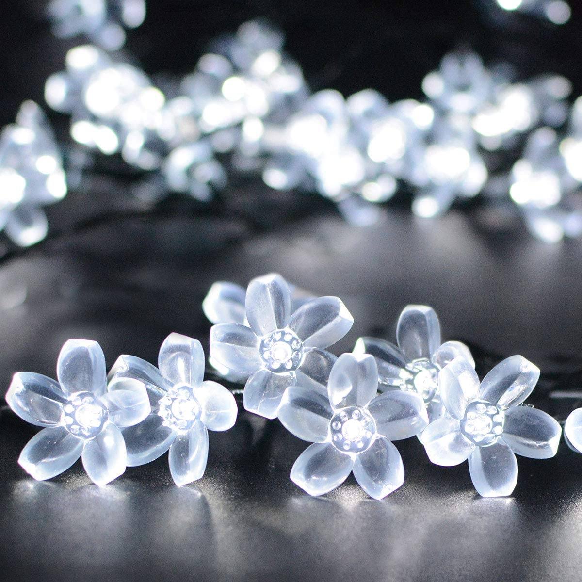 Frendorf | 50 LED Feenblumen Solar Lichterkette