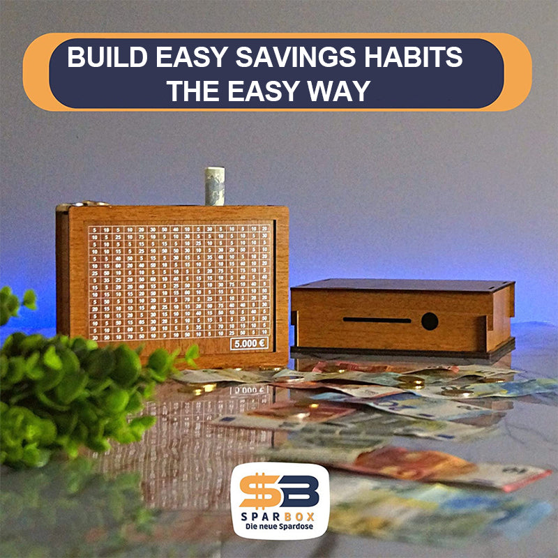 Frendorf | Holzsparbuchse mit gravierten Figuren