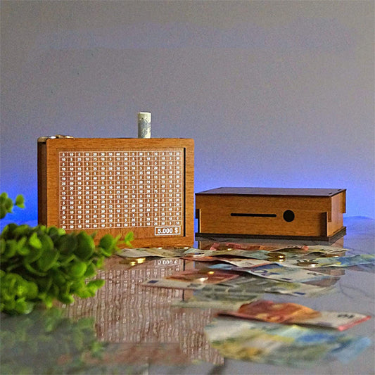 Frendorf | SaveSmart - Holzdisplay Sparziel Spardose