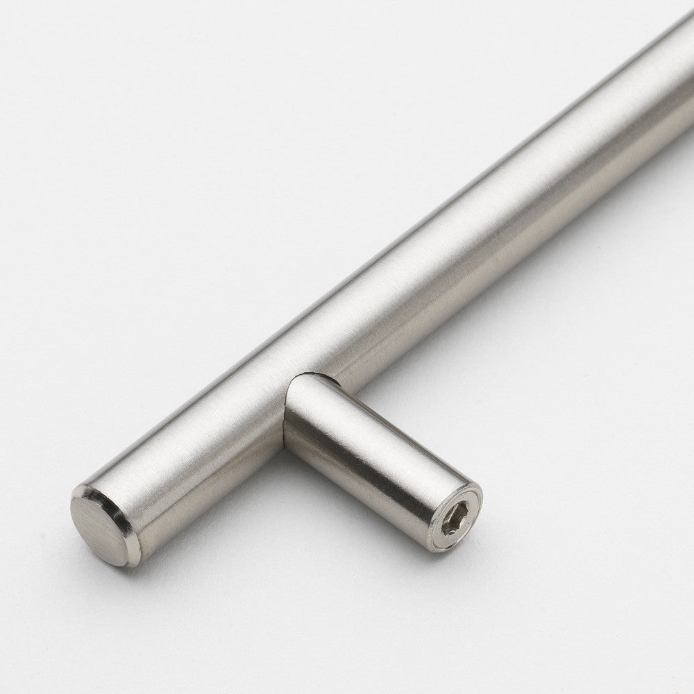 Gebürstetes Nickel Moderne Edelstahl Schubladenbeschläge T-Bar Griffe